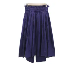 ダブルスタンダードクロージング ダブスタ DOUBLE STANDARD CLOTHING フレアスカート ギャザースカート ロング丈 36 S 紫 /SY22 ■ECB005のサムネイル