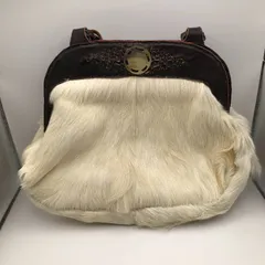 タ　robita（ロビタ）　ハンドバッグ　ファー　中古品のサムネイル