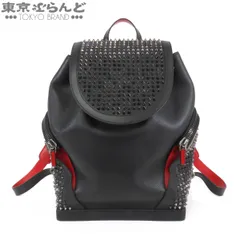 クリスチャンルブタン Christian Louboutin エクスプローラー ファンク ブラック 黒 レザー スパイクスタッズ バックパック リュック・デイパック メンズ 101838824のサムネイル