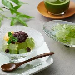 夏限定 茶彩菓 お茶屋のあんみつ 京くずきり 貴船のサムネイル