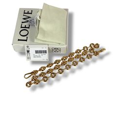LOEWE ロエベ ストラップ ドーナツチェーンストラップ ゴールド - メルカリ