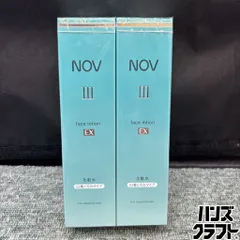  ◎ 【未開封／2本セット】 ノブ フェイスローションEX 化粧水 白濁とろみタイプ 120ml 2本セット ノブ3 NOV IIIのサムネイル