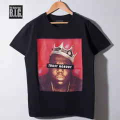 ノートリアス ビッグ The Notorious B.I.G. ビギー BIGGIE Tシャツ M ブラック ラップT ヒップホップ HIPHOP ミュージックT ストリート 古着 T264のサムネイル