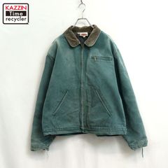 Dickies ビンテージ ダック デトロイトジャケット 裏地ブランケット L 80s vintage Dickies デトロイトタイプ 裏地ブランケット ダック