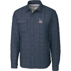 カッターアンドバック メンズ アウター ジャケット・ブルゾン シャツ Mens Cutter Buck Gray Los Angeles Dodgers Americana Rainier FullSのサムネイル