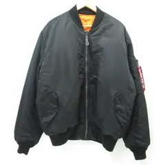 【三重本店】 中古 ALPHA | アルファ MA-1 フライトジャケット リバーシブル中綿ジャケット ミリタリージャケット 20004-5401 ブラック×オレンジ サイズ：XXXL(4L) 【93】のサムネイル