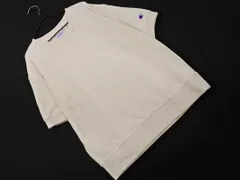 Champion チャンピオン 半袖 トレーナー スウェット sizeM/アイボリー ■◆ レディースのサムネイル