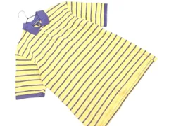 BROOKS BROTHERS ブルックスブラザーズ ボーダー 半袖 ポロシャツ sizeM/黄ｘ紺 ■◆ メンズのサムネイル