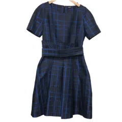JIL SANDER NAVY/ジルサンダーネイビー/チェック/ワンピース/サイズ38/レディース/RS1683のサムネイル