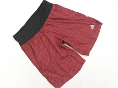 adidas アディダス スポーツ ハーフ パンツ sizeO/赤 ■◆ メンズ