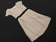 ROPE ロペ タック リボンベルト付き ワンピース size7/ライトベージュ ■◆ レディースのサムネイル