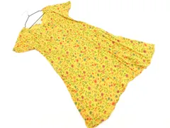 Jocomomola ホコモモラ 花柄 フレンチスリーブ ワンピース size40/黄 ■◆ レディースのサムネイル