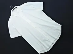 BARNEYS NEW YORK バーニーズニューヨーク ボタンダウン 半袖 シャツ sizeM/白 ■◆ メンズのサムネイル