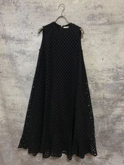 FOXEY フォクシー レースワンピース ブラック 38 ノースリーブ - メルカリ