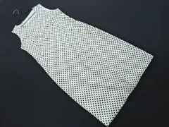 CORDIER コルディア ドット ノースリーブ ワンピース size40/白 ■◆ レディースのサムネイル