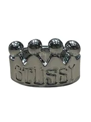 STUSSY (ステューシー) ■■ ⑤ クラウンリング メンズ シルバー L/XLのサムネイル