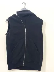 Rick Owens リックオウエンス 17SS ダークシャドウ マウンテンフーディ 裏起毛 ノースリーブ パーカー sizeS/黒 ■■◎メンズのサムネイル