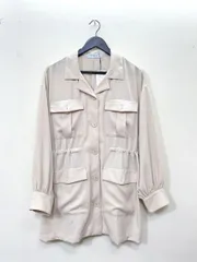 新品 URBAN RESEARCH lab アーバンリサーチラボ サファリジャケット ポリエステル ポリウレタン ミリタリー ジャケット sizeF/ベージュ ■◇レディースのサムネイル