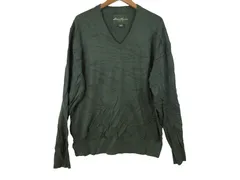 k05260529016　Eddie Bauer　Lサイズ　グリーン系　　トップス　ニットorセーター　秋冬