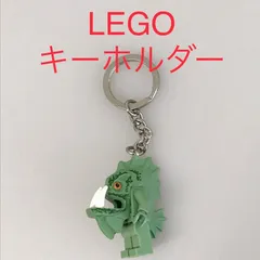 中古 LEGO レゴ アトランティス  ミニフィグ型　キーホルダー　バラクーダ・ガーディアン N0-386 ※オールドレゴ　魚人　キーリング　キーチェーン 361のサムネイル