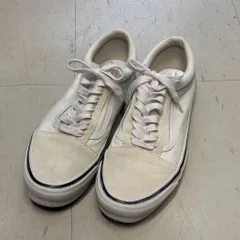 VANS × CDG ヴァンズ×シーディージー Old Skool スニーカー アイボリー系 size:28【中目黒B06】のサムネイル