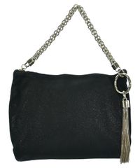 JIMMY CHOO グリッター クラッチバッグ チェーンバッグ - メルカリ