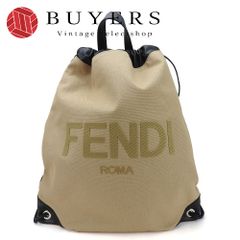 FENDI レザー ドローストリング リュック - メルカリ