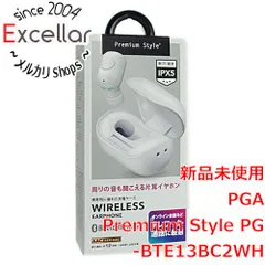 [bn:1] PGA　片耳ワイヤレスイヤホン Premium Style　PG-BTE13BC2WH　ホワイトのサムネイル