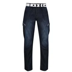 エアウォーク メンズ ボトムス デニムパンツ ジーンズ Airwalk Belted Cargo Jeans Mens Dark Washのサムネイル