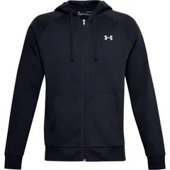 アンダーアーマー メンズ アウター パーカー・スウェット Under Armour Rival Full Zip Hoody Mens Black ブラックのサムネイル