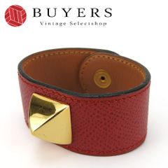 HERMES エルメス スカーフリング ベルト型 ピンク/ レッド / ローズ系 