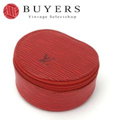 LOUIS VUITTON エピレザー エクラン ビジュー ジュエリーケース 赤