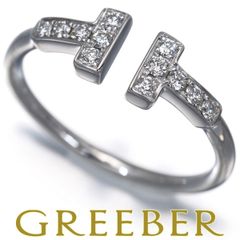Tiffany & Co. Diamond T-Wire Ring, Size 10, 18K White Gold, #195472