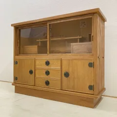 屋久杉　飾り棚　茶棚　茶箪笥　水屋　キャビネット 漆塗り　民芸　古民家 屋久杉 飾り棚 茶棚 茶箪笥 水屋 キャビネット 漆塗り 民芸 古民家