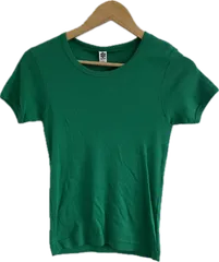 【美品】American Apparelアメリカンアパレル　Tシャツ  カットソー　トップス　グリーン　レディース　Mサイズ【MAN14】のサムネイル