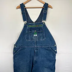 古着 リバティ LIBERTY デニム オーバーオール ワンポイントロゴ 大きいサイズ ハンマーループ ワーク W44 L30  ブルー系 メンズのサムネイル