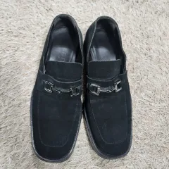 (ヴィンテージボックス)グッチ 正規品 スウェード メンズ ローファー