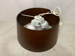 無印良品 MUJI【廃盤】希少 ペンダントライト 木製シェード 天吊り照明 ランプ ブラウンのサムネイル
