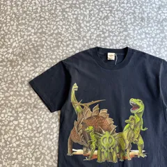 [ Archive アーカイブ Y2K ] UNIVERSAL / 90’s usa製 JURASSIC PARK ユニバーサル 90年代アメリカ生　両面プリント シングルステッチ　ムービーTシャツ　恐竜 USJ USS USA