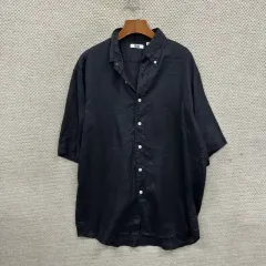 ユニクロ U ルメール リネン 半袖 シャツ L D05261のサムネイル