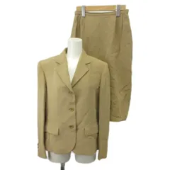 マックスマーラ MAX MARA スーツ ジャケット スカート 上下2点セット ウール 42 キャメル テーラードカラー 長袖 /NP ■GY99のサムネイル
