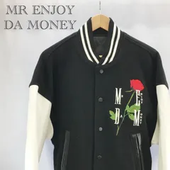MR.ENJOY DA MONEY ミスターエンジョイダマネー MEDM00020 スタジャン ジャケット M ブラック 黒 薔薇 刺繍 ブルゾン _234のサムネイル