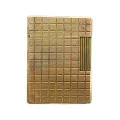 エステーデュポン S.T.DUPONT ガスライター 喫煙具 タバコ ロゴ 火花確認済み ゴールド色 ■GY18 /MQのサムネイル