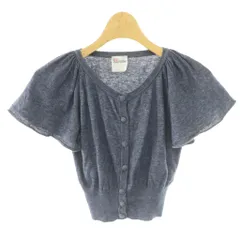 レッド ヴァレンティノ RED VALENTINO クロップドニットカーディガン セーター XS 紺 ネイビー /SS ■OSのサムネイル