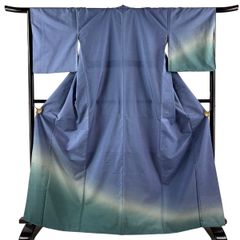 良品 夏物 駒絽5本絽 本加工染 附下げ・訪問着（正絹）仕立上り