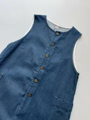 fig London フィグロンドン denim rompers デニムロンパース 2026SS  販売継続品 定価2.5万のサムネイル