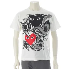 プレイコムデギャルソン 岡本太郎 アーティストコラボレーション AD2012 12AW 半袖Ｔシャツ カットソー トップス ホワイト L【中古】のサムネイル