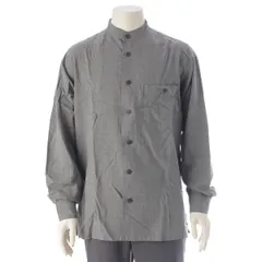 イッセイミヤケ 00AW レーヨン バンドカラー ロングスリーブ 長袖シャツ グレー 3【中古】のサムネイル