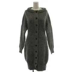 アレキサンダーマックイーン ALEXANDER MCQUEEN ニットワンピース M グレー 長袖 ひざ下丈 /GG ■GY03のサムネイル