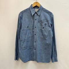 A16133 美品 バズリクソンズ シャンブレーワークシャツ 15-15.5 - メルカリ
